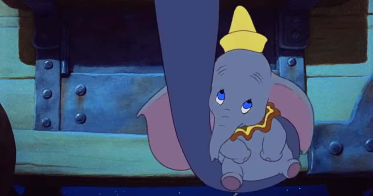 In 'Dumbo,' Dumbo's Mom Cradles Him Through The Bars Of A Train Car
