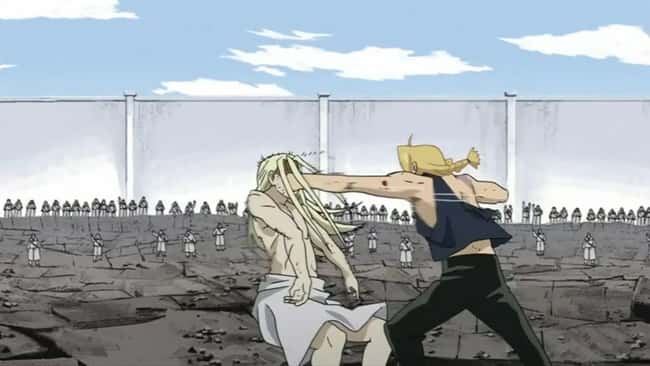 Edward Elric is listed (or ranked) 6 on the list The 20 Most Satisfying Anime Punches of All Time