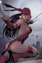 Elektra on Stunning Female Comic Book Characters