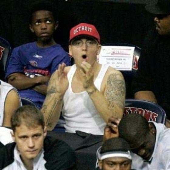 Celebrity Piston Fans Celebrities at Detroit Pistons Games