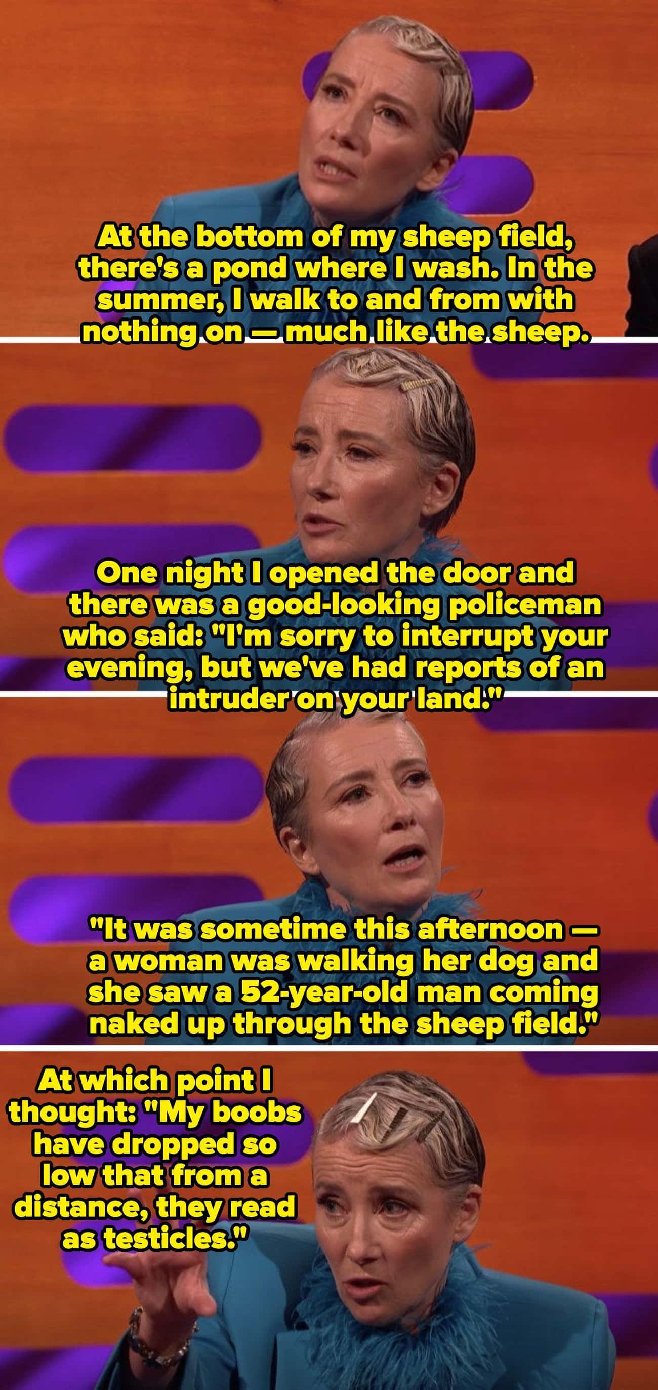 Emma Thompson Was Mistaken For An Old Man When She Was Naked