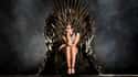 Emma Watson on Random Famous People Sitting On The Iron Throne