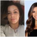 Eva Longoria on Random Photos Of Celebrities With And Without Their Makeup