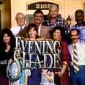 Burt Reynolds, Marilu Henner, Charles Durning   Evening Shade is an American television sitcom that aired on CBS from September 21, 1990 to May 23, 1994.