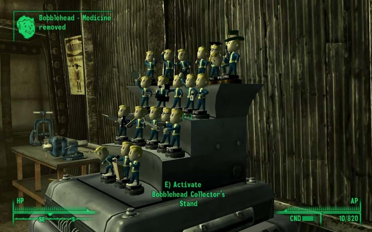 Bobbleheads In 'Fallout 3'