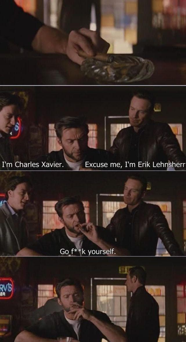 Hugh Jackman Appears In 'X-Men: First Class' Just To Tell Young Erik And Charles ‘Go F Yourself’