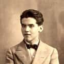 Dec. at 38 (1898-1936)   Federico del Sagrado Corazón de Jesús García Lorca, known as Federico García Lorca was a Spanish poet, playwright, and theatre director.