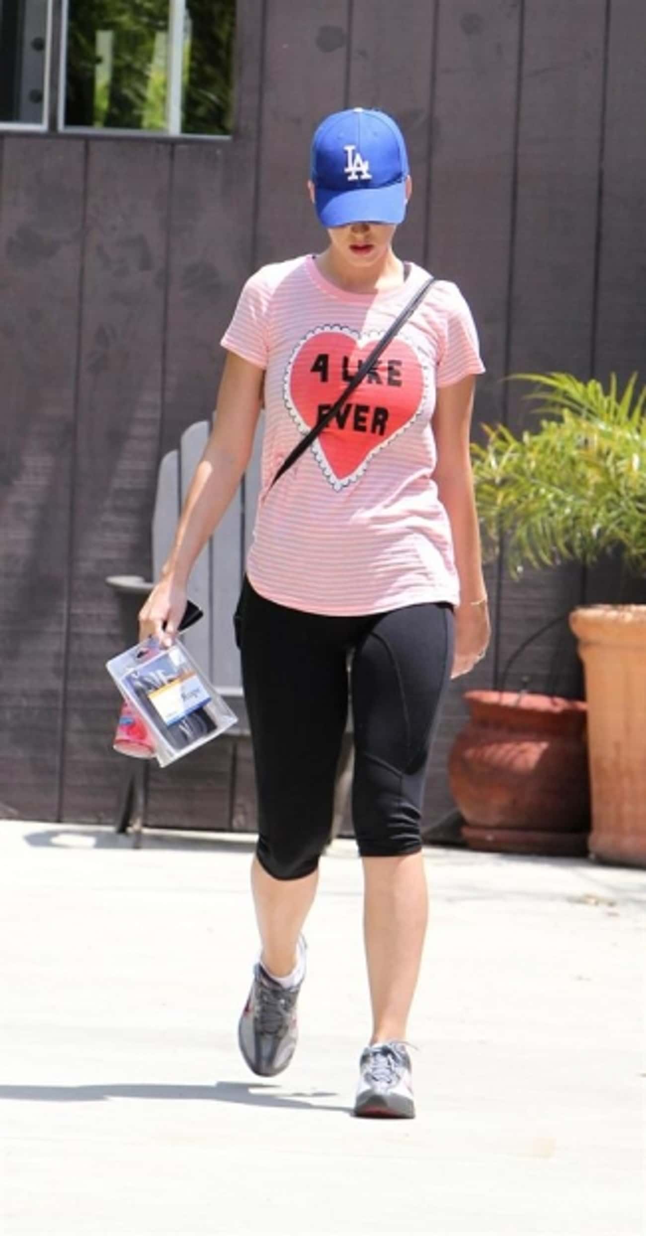 Katy Perry Cute Gym Outfit Pics