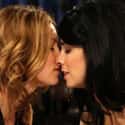 Sarah Silverman & Jessica Biel on Random Greatest Celebrity Lesbian Kisses