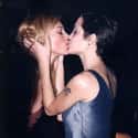 Angelina Jolie & Peta Wilson on Random Greatest Celebrity Lesbian Kisses