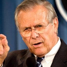 Image of Random Funny Donald Rumsfeld Quotes and Rummy's Gaffes