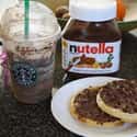 Nutella on Random Starbucks Secret Menu Items