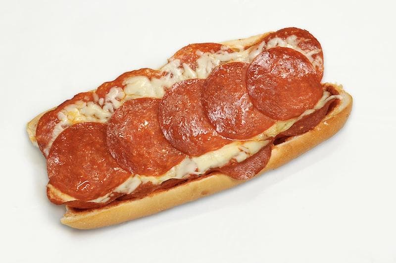 Pizza Sub is listed (or ranked) 5 on the list Subway Secret Menu Items