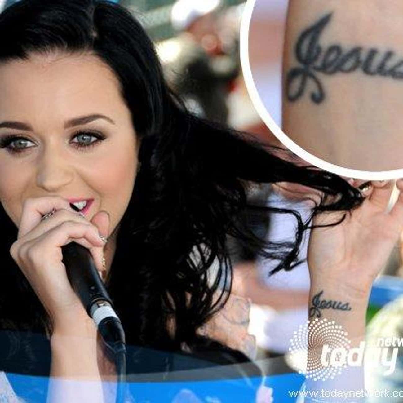Katy Perry&#39;s Jesus Tattoo