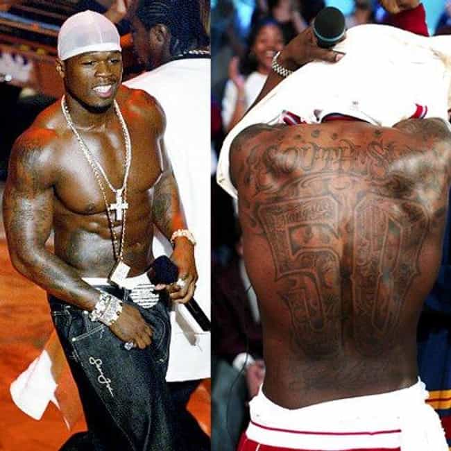 Sabrina and Ghetto Angel is listed (or ranked) 3 on the list 50 Cent Tattoo...