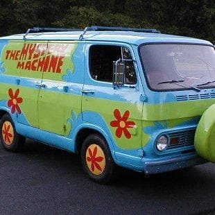 The Mystery Machine on Random Coolest Fictional Cars