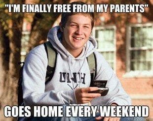 Random Best of the College Freshman Meme