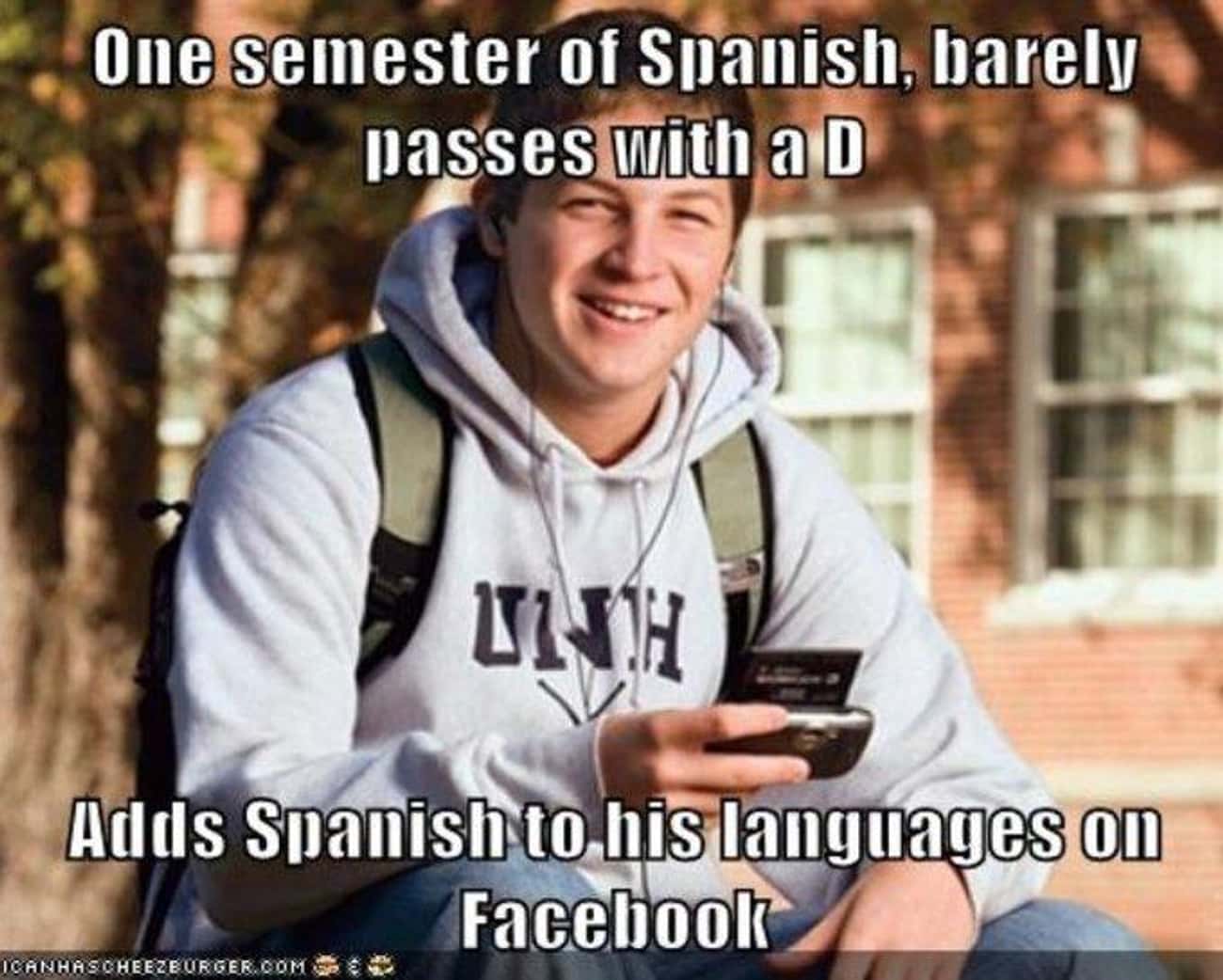 College Freshman Meme: Multilingual