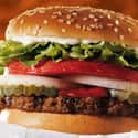 Burger King Whopper Jr. is listed (or ranked) 9 on the list The Healthiest Fast Food Choices in America