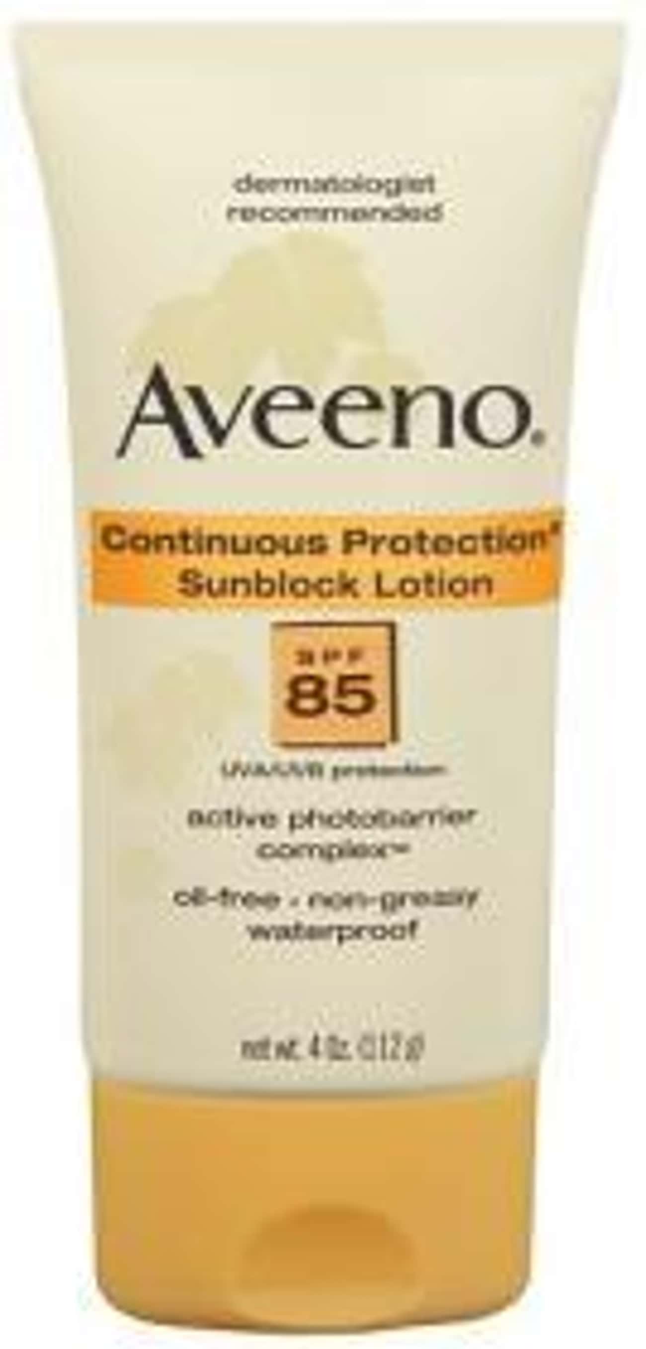 Aveeno Active Naturals Continuous Protection SPF 85