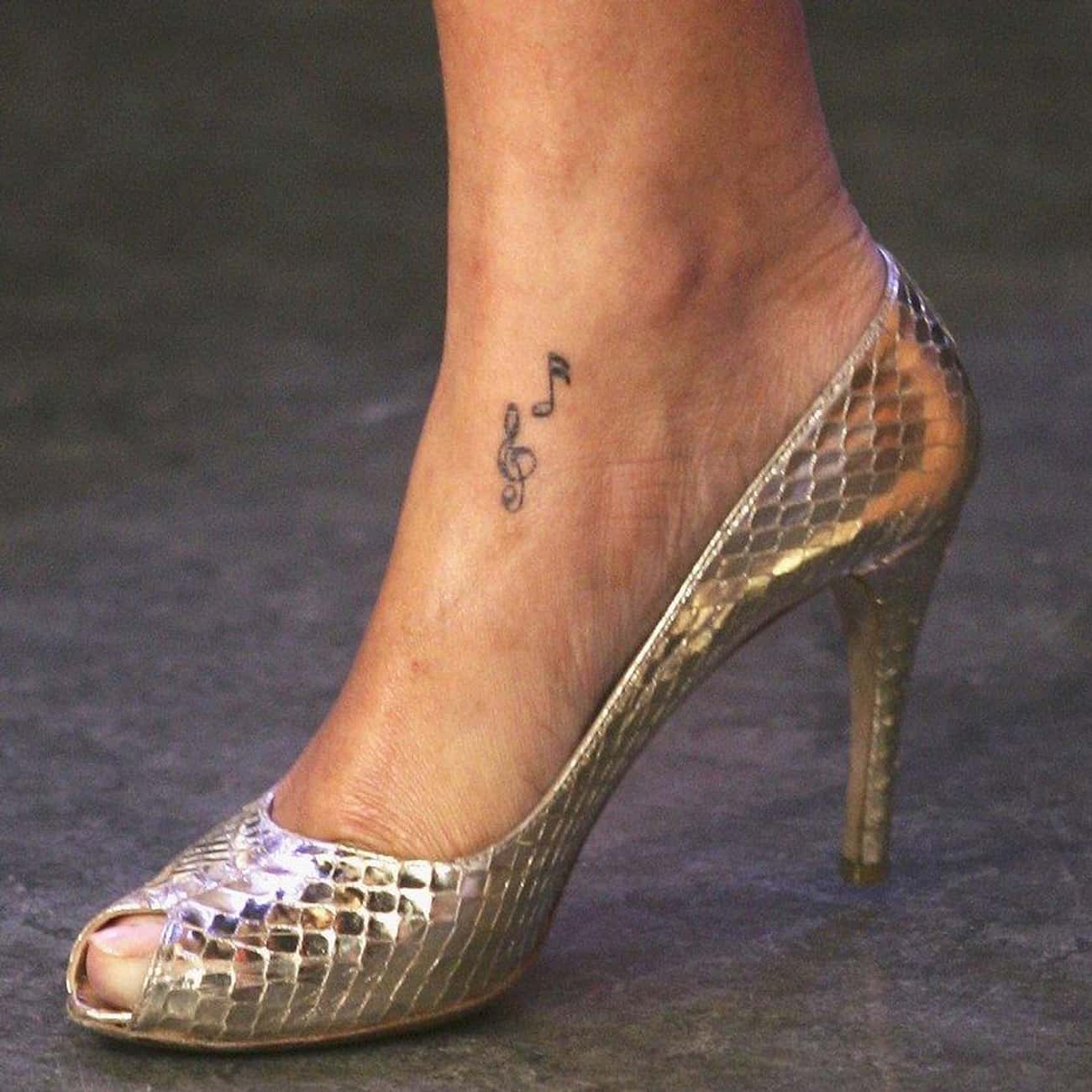 Rihanna's Music Note Tattoo