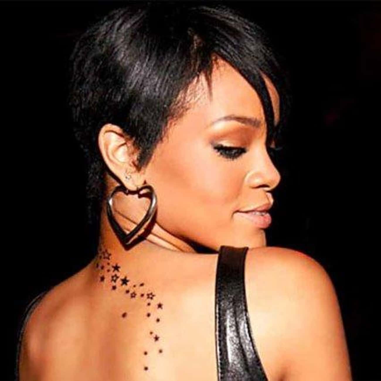 Rihanna's Trail of Stars Tattoo