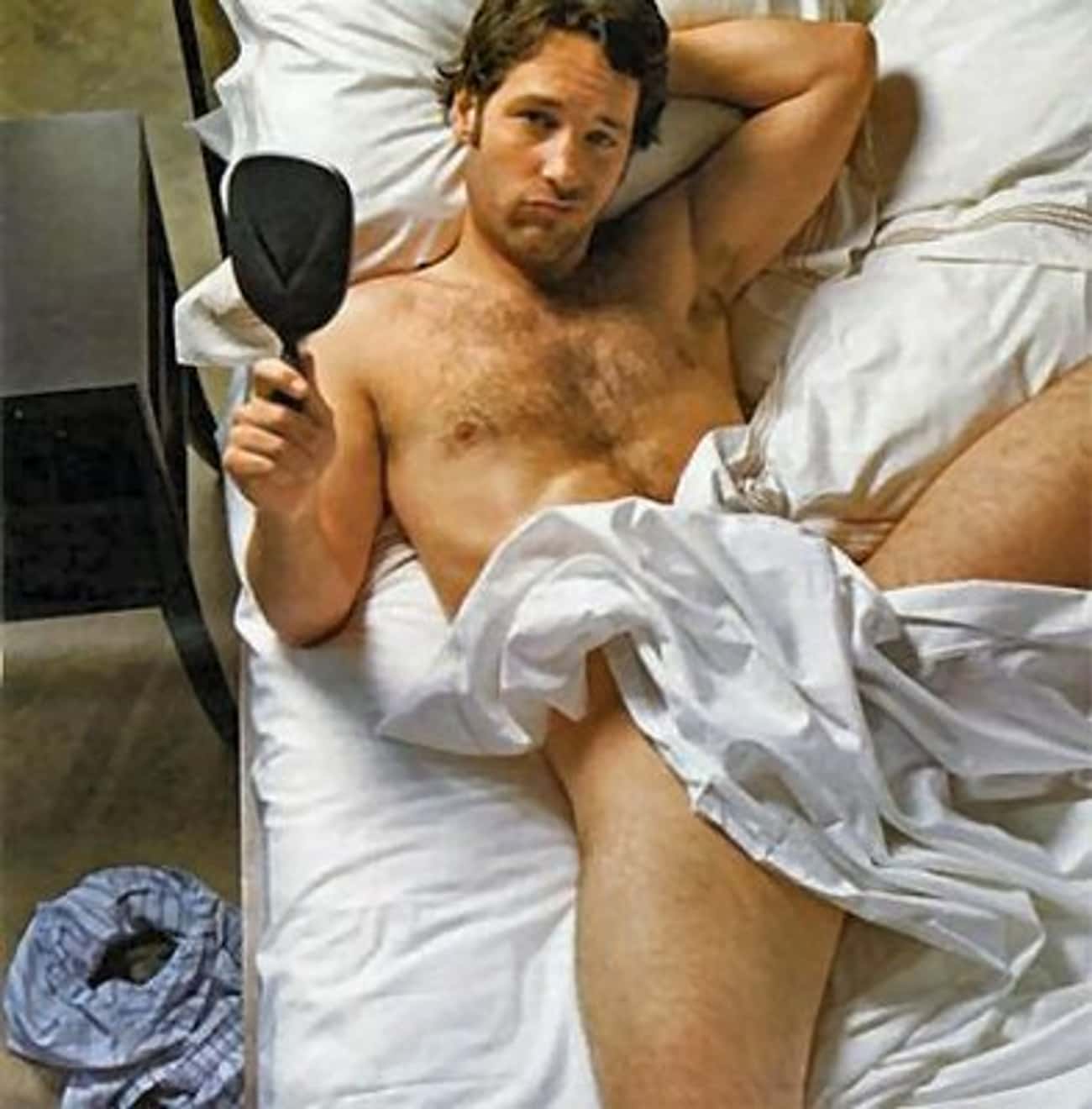 Paul Rudd in White Cloth Covered