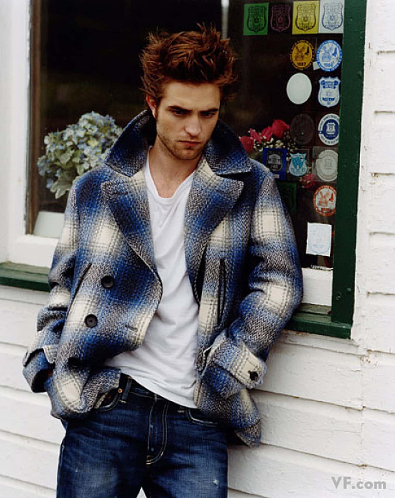 Robert Pattinson in Pocket Jacquard Jacket