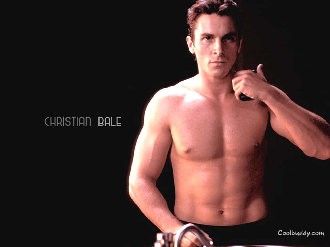 Christian Bale in Shirtless Pose