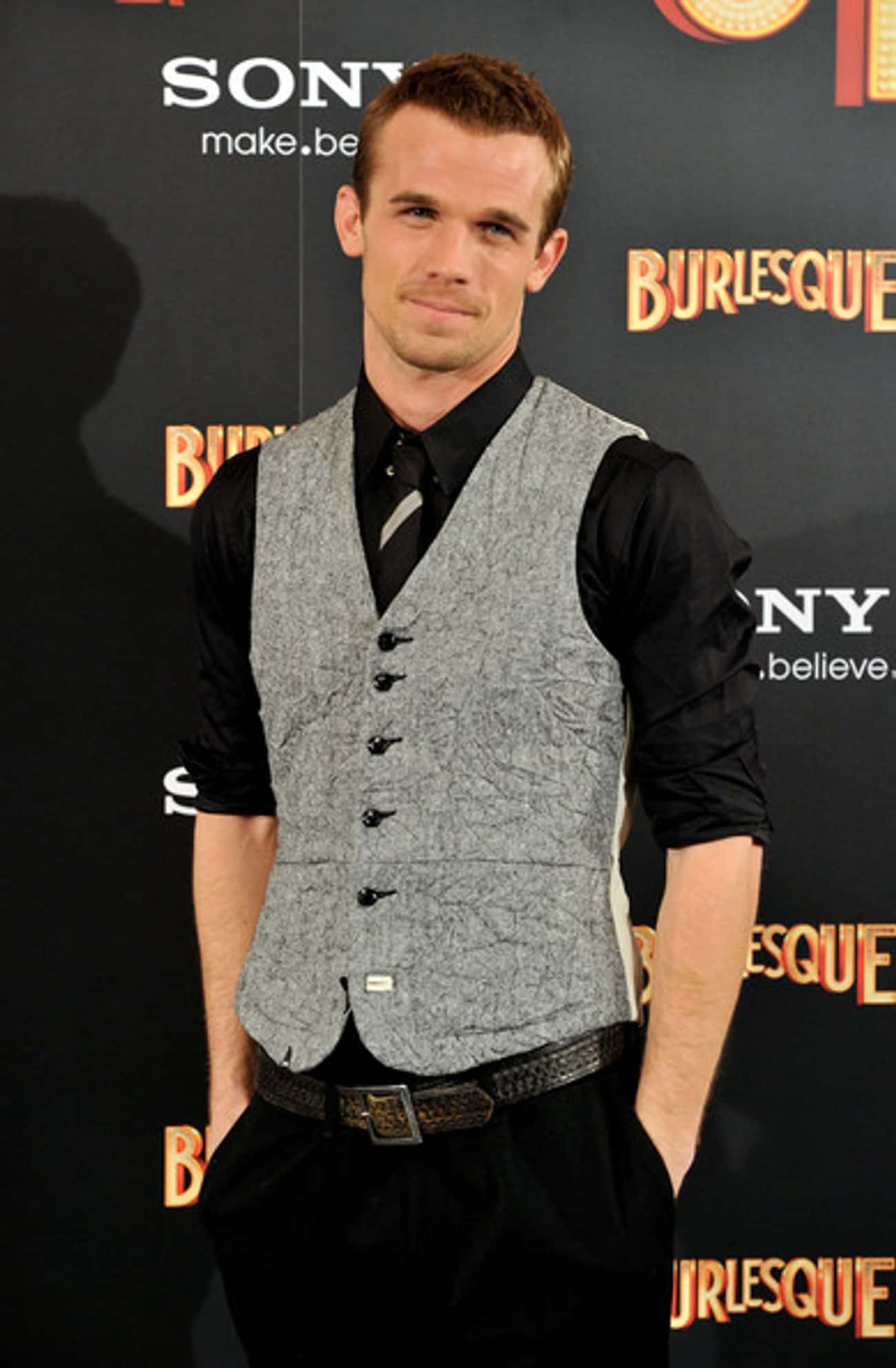 Cam Gigandet in Knitted Waistcoat with Long Sleeve