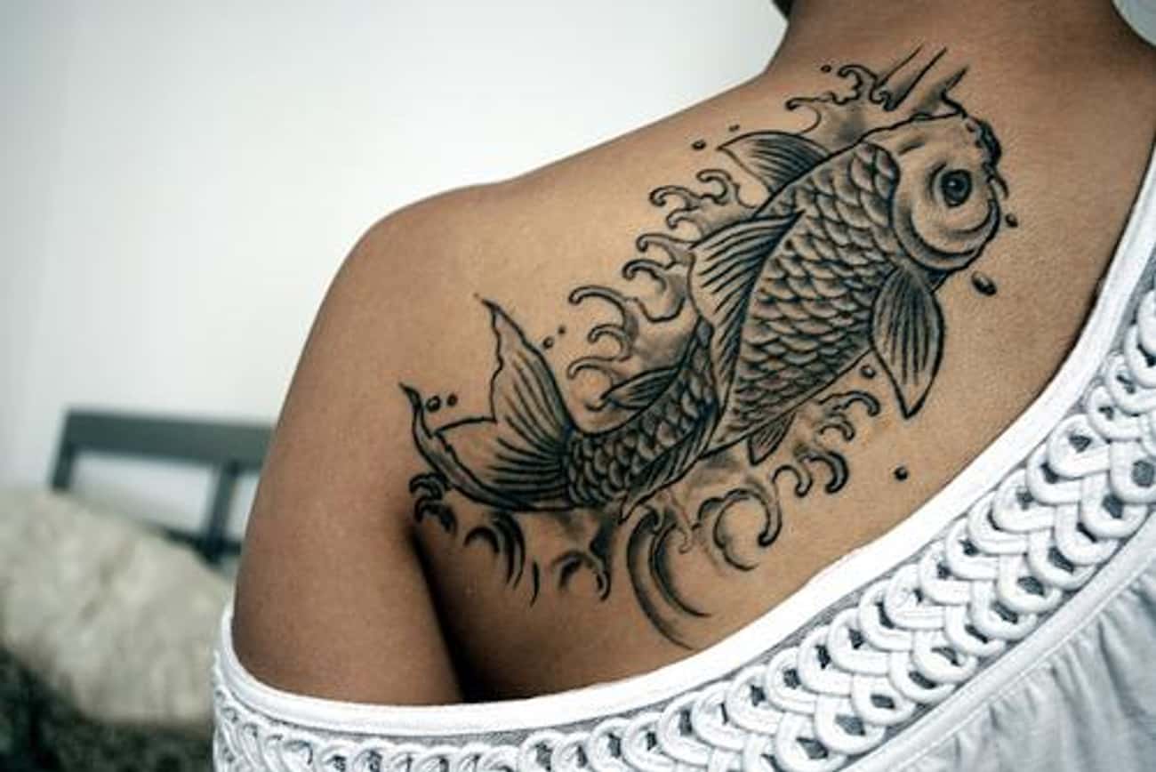 Fish Shoulder Tattoos