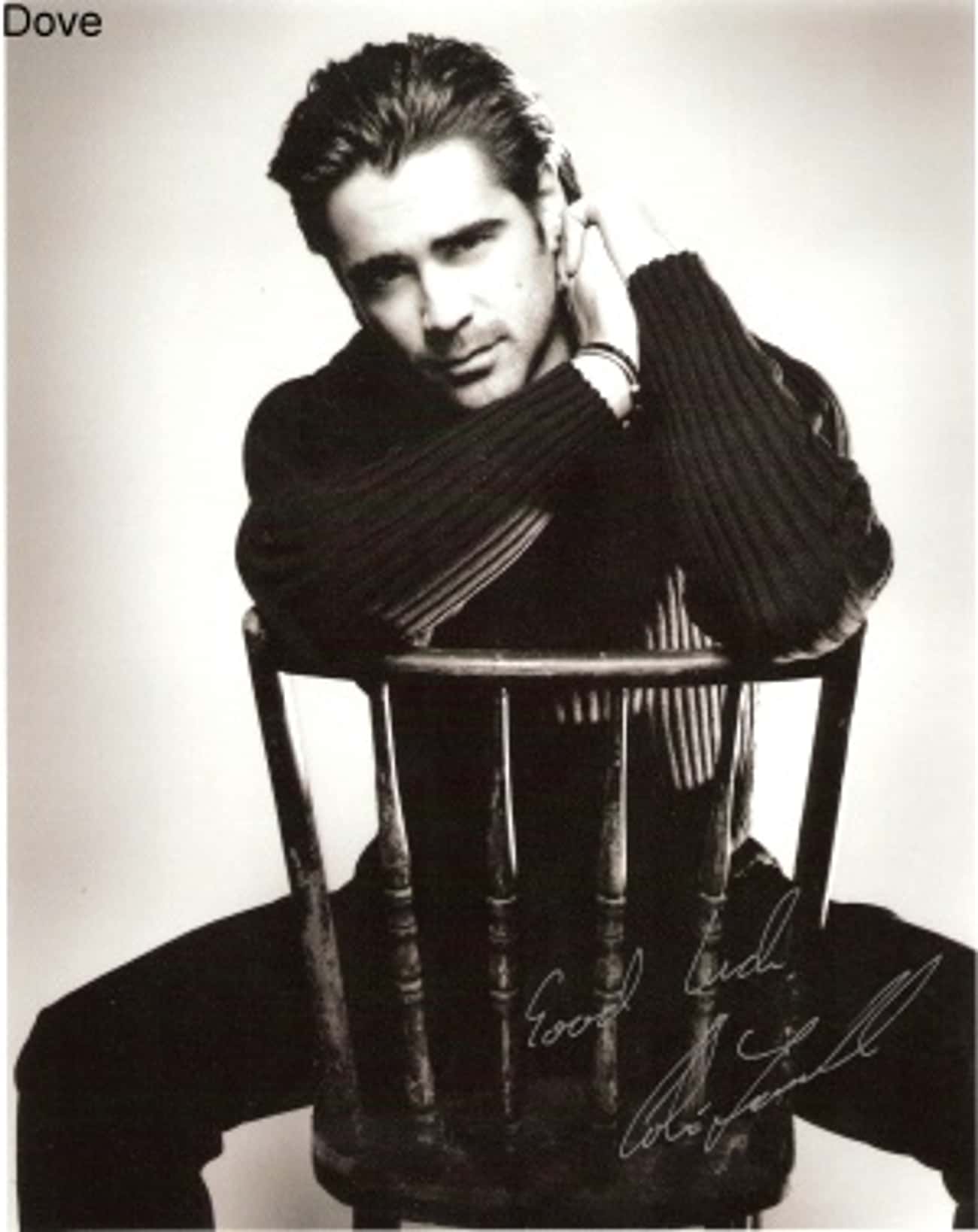 Colin Farrell in Pleated Knit Sweater