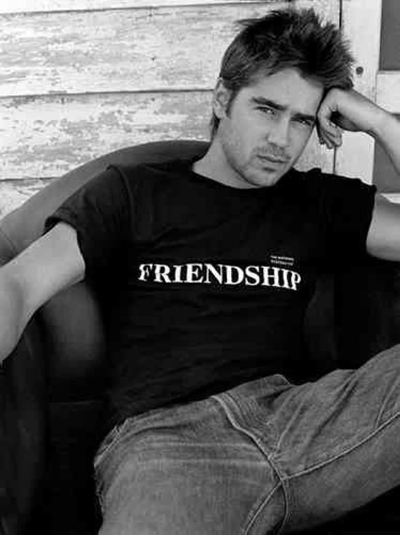 Colin Farrell in Friendship Print T-Shirt
