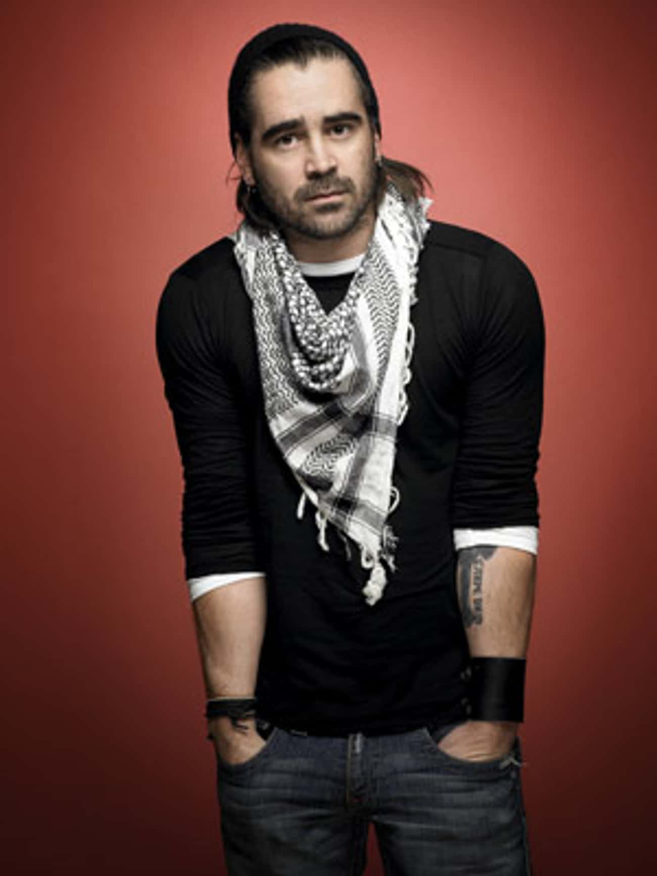Colin Farrell in Paul Smith Long Sleeve with Scarf