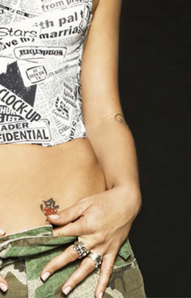 Pink Tattoo Photos: List of Pictures of Pink's Tattoos and Body Art