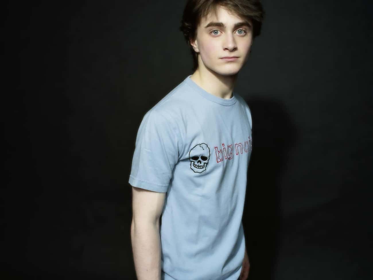 Daniel Radcliffe in Skull Big Noise Print T-Shirt