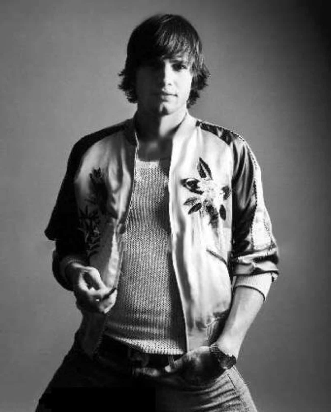 Ashton Kutcher in Embroidered and Satin Detail Jacket
