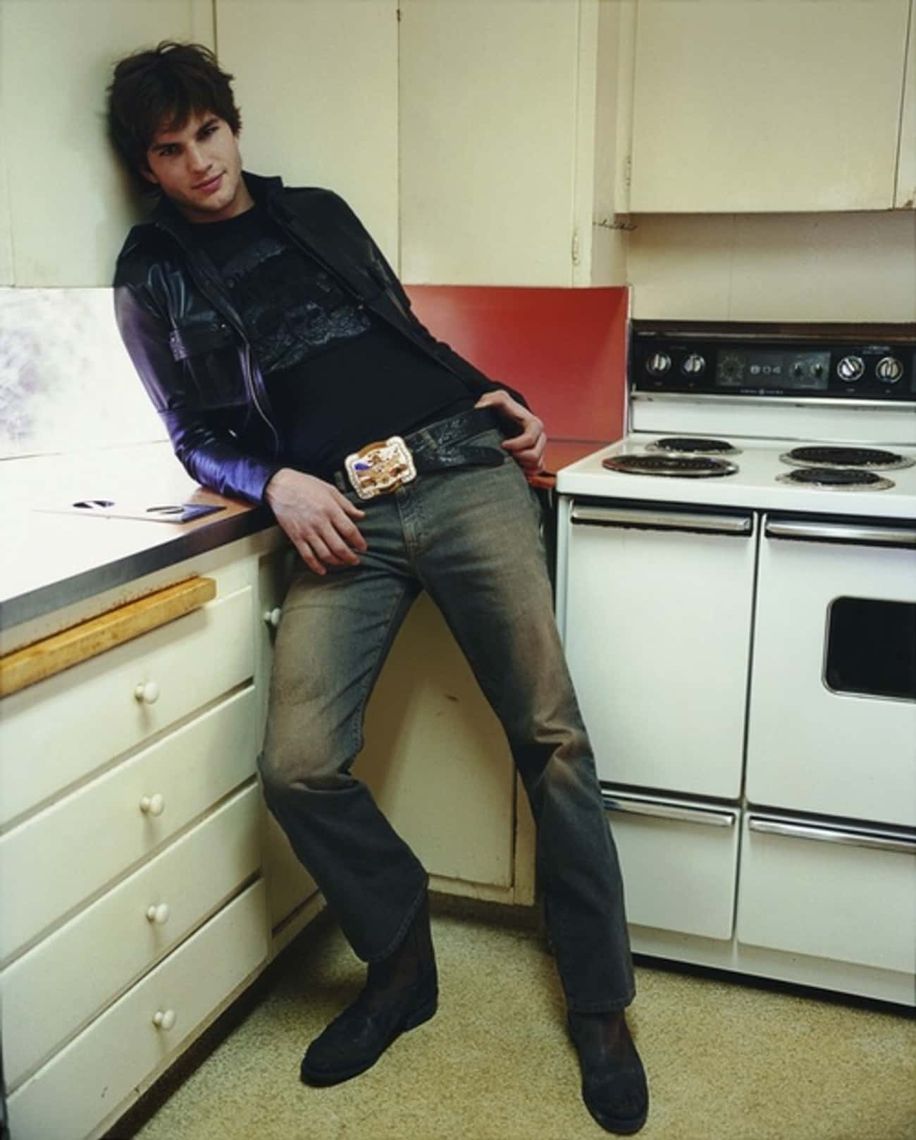 Ashton Kutcher in Ripstop Hooded Jacket