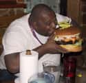 Awesome Dude Eats Biggest Hamburger I've Ever Seen on Random Most Epic Fat Guys In Internet History
