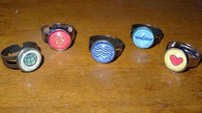 Captain Planet Planeteers Rings