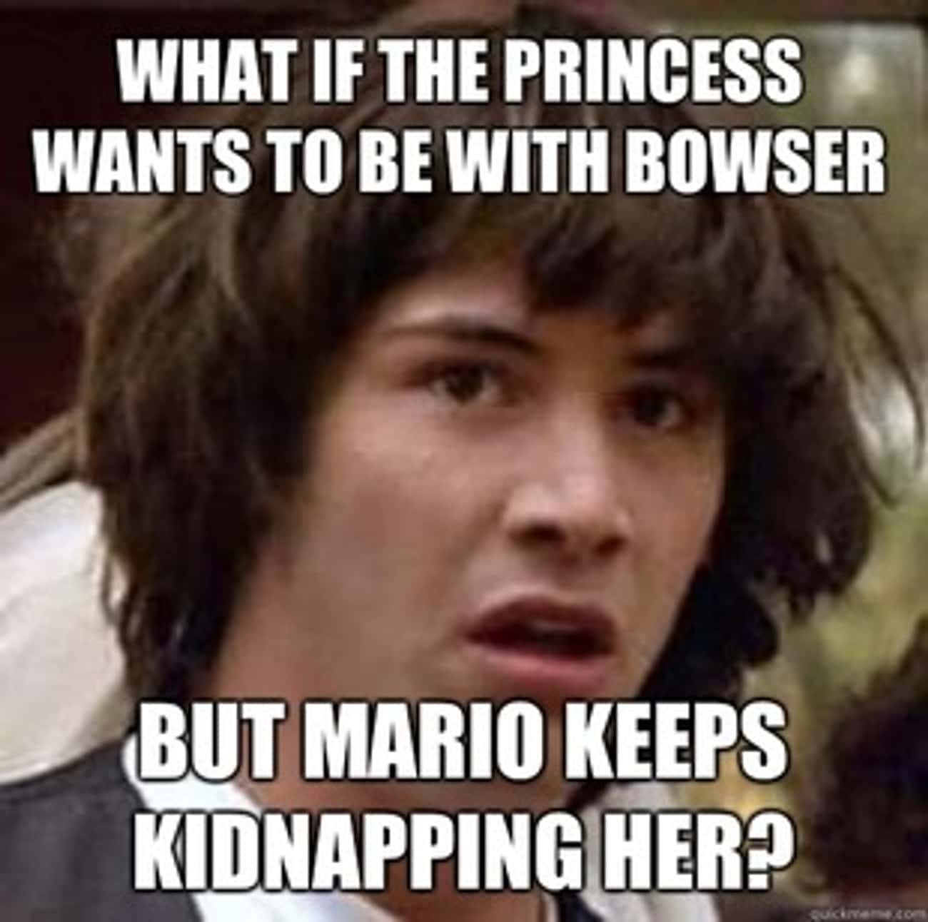 Conspiracy Keanu on Super Mario Bros.
