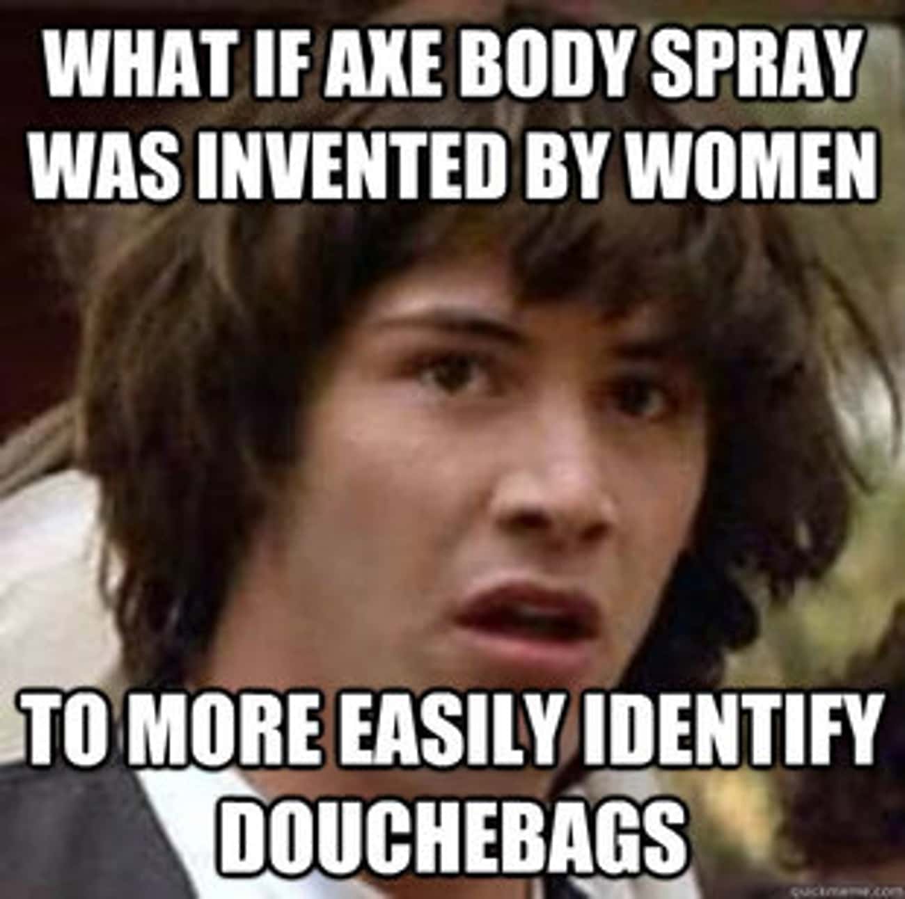 Conspiracy Keanu on Axe Body Spray