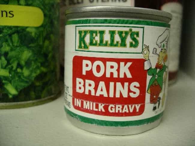 Canned Pork Brains is listed (or ranked) 2 on the list The Most Disgusting Canned Foods