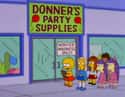 Donner's Party Supplies on Random Funniest Business Names On 'The Simpsons'
