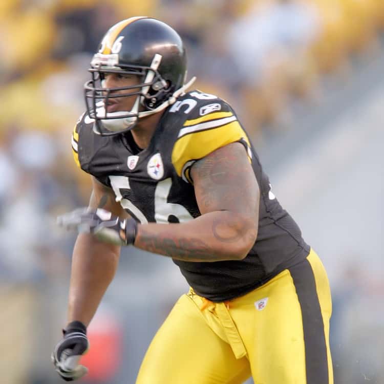 Pittsburgh Steelers linebacker LaMarr Woodley (56) participates in the NFL  football practice on Wednesday, May 22, 2013 at the team headquarters in  Pittsburgh. (AP Photo/Keith Srakocic Stock Photo - Alamy