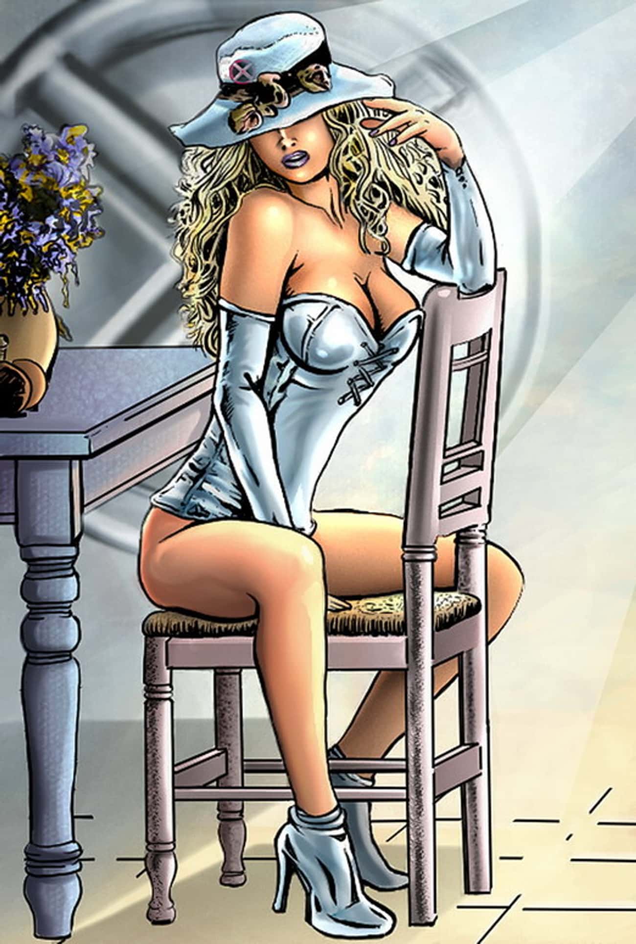 Emma Frost in Curve Padded Corset