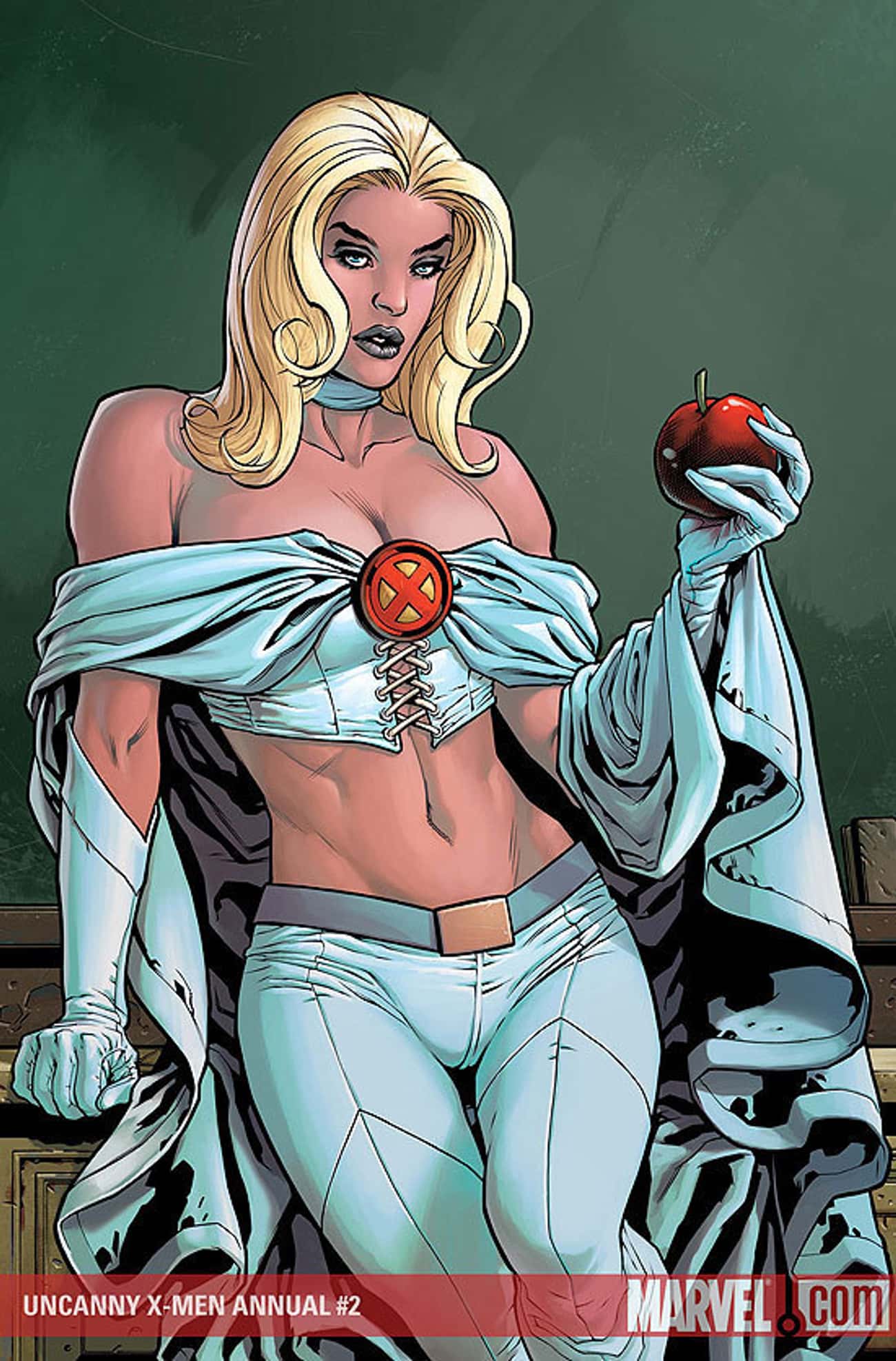 Emma Frost in White Original Suit