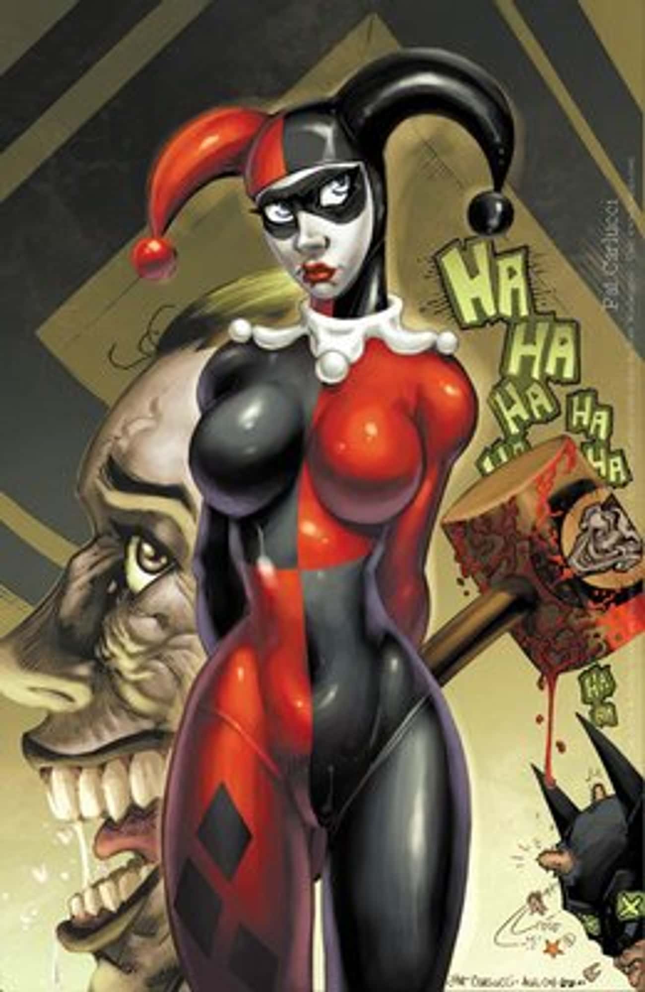 Harley Quinn in Original Rubberized Outfit