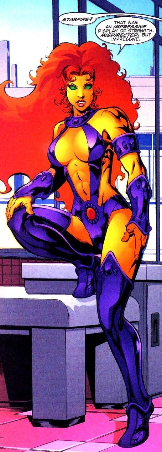 The Most Attractive Starfire Pictures, Ranked By Comic Book Fans