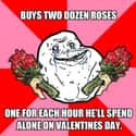 Forever Alone's Roses on Random Best Forever Alone Memes